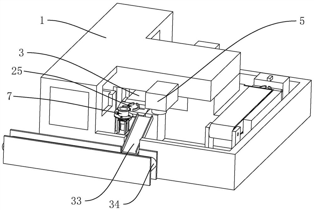 A bearing ring numerical control machine tool