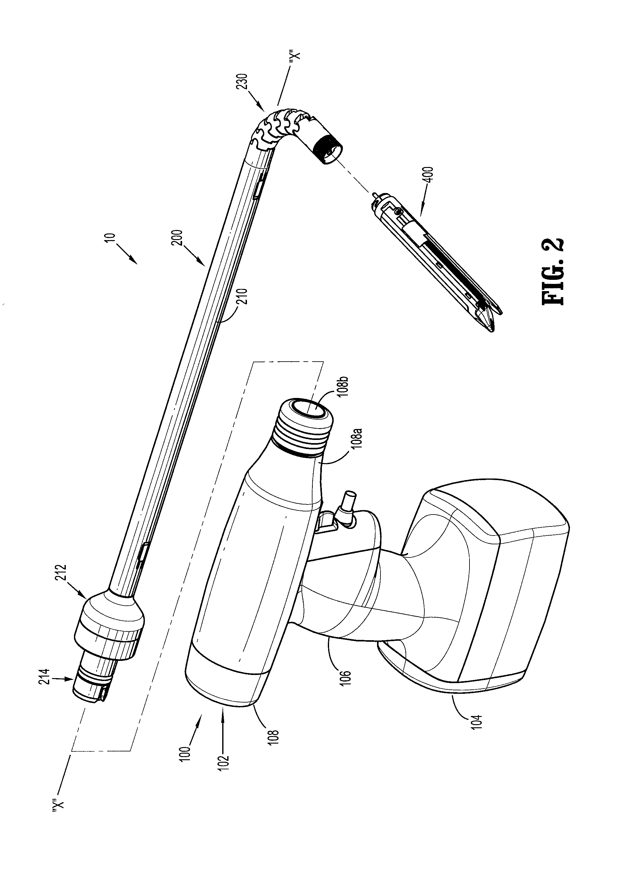 Apparatus for endoscopic procedures