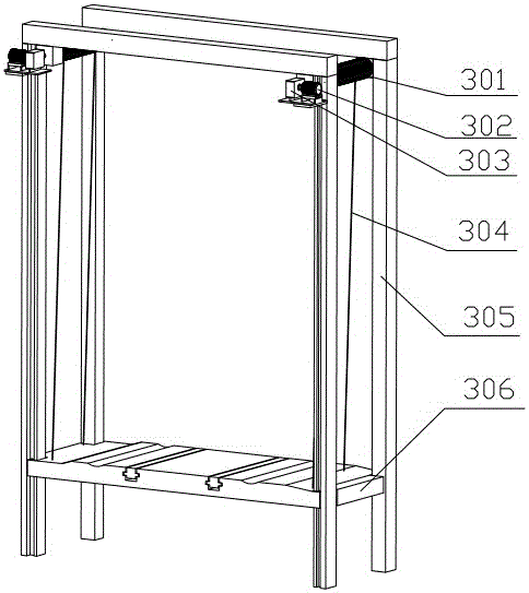 Double-channel vertical circulation type stereo garage