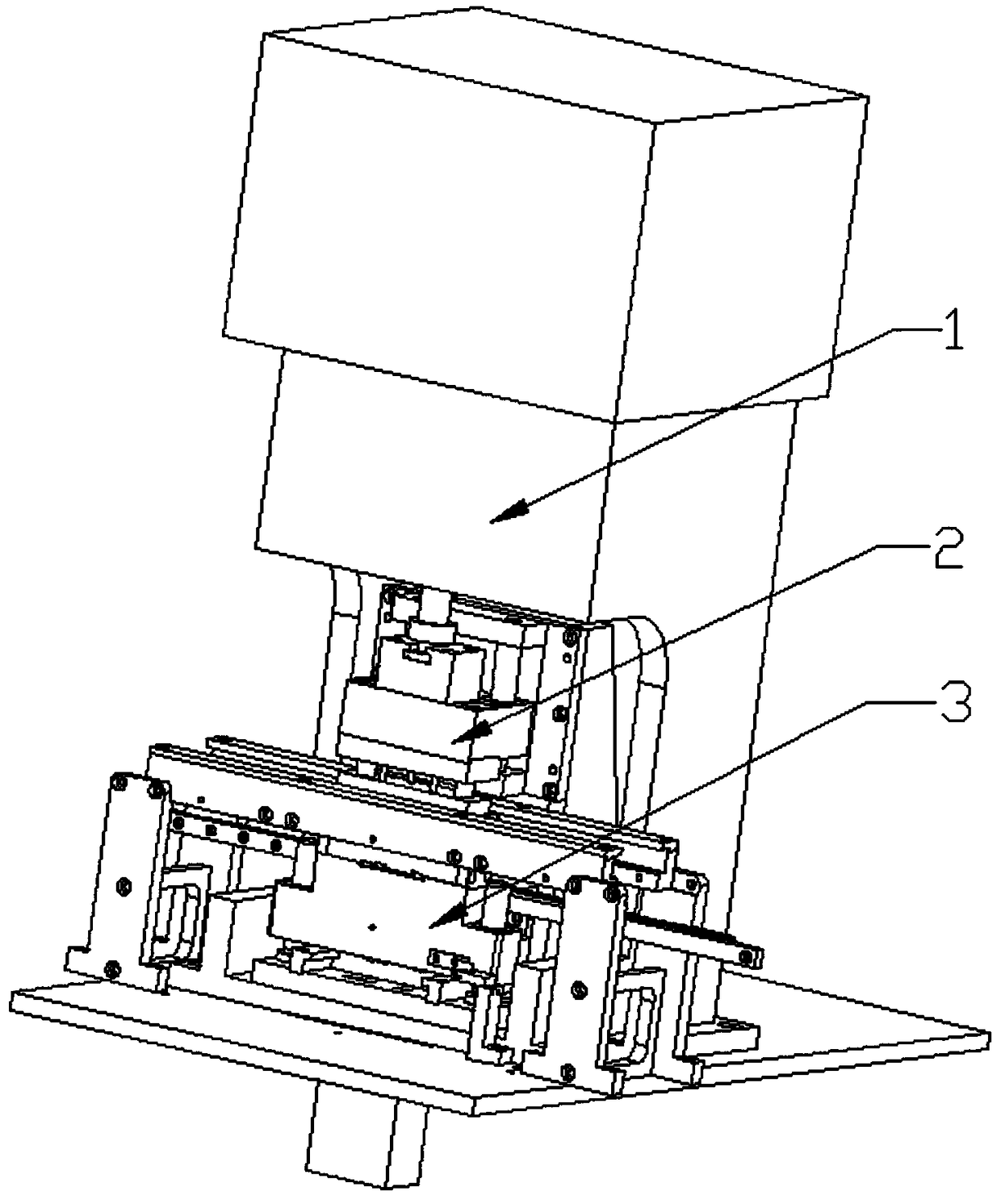 Junction box copper sheet punching machine for an assembly line