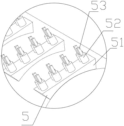 Movable pollution discharge device with adjustable pollution discharge effect