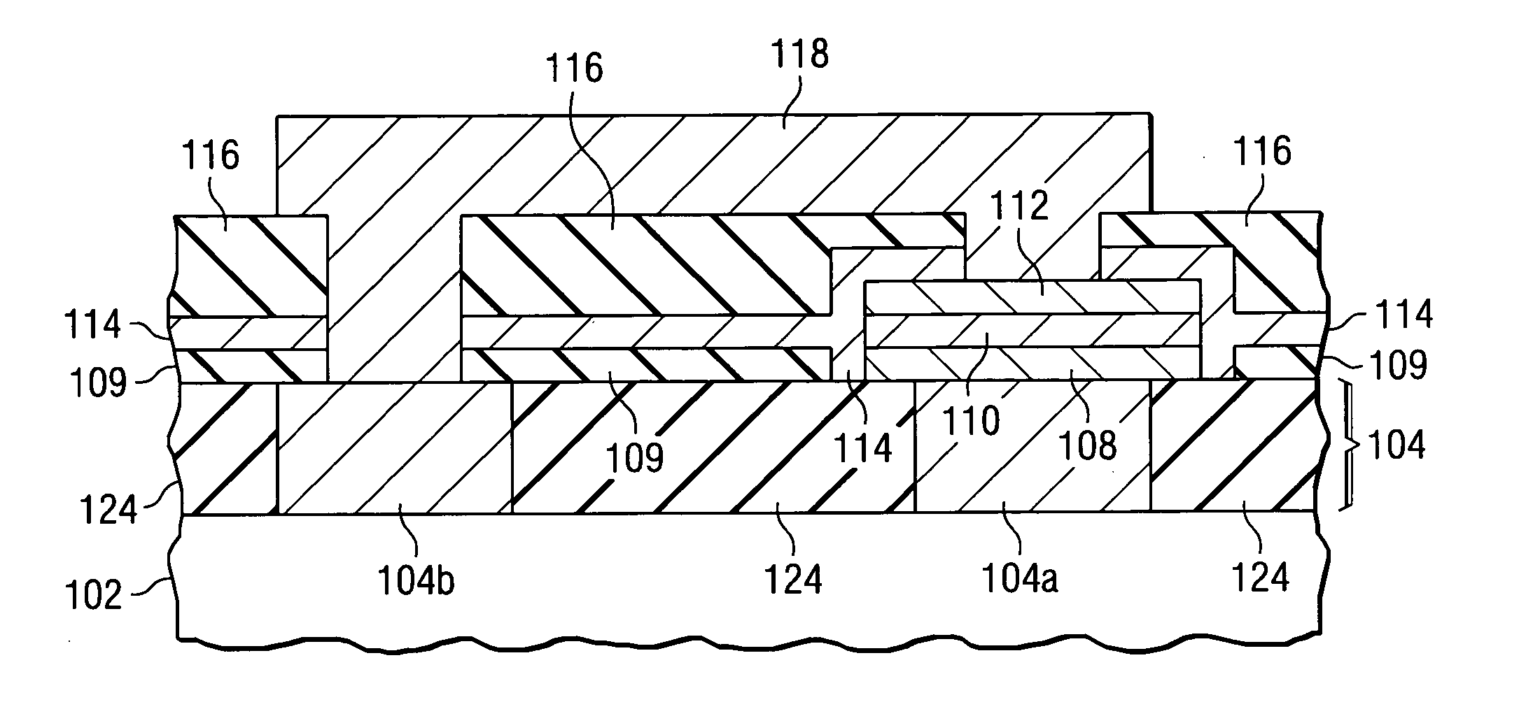 Capacitor integration at top-metal level with a protection layer for the copper surface