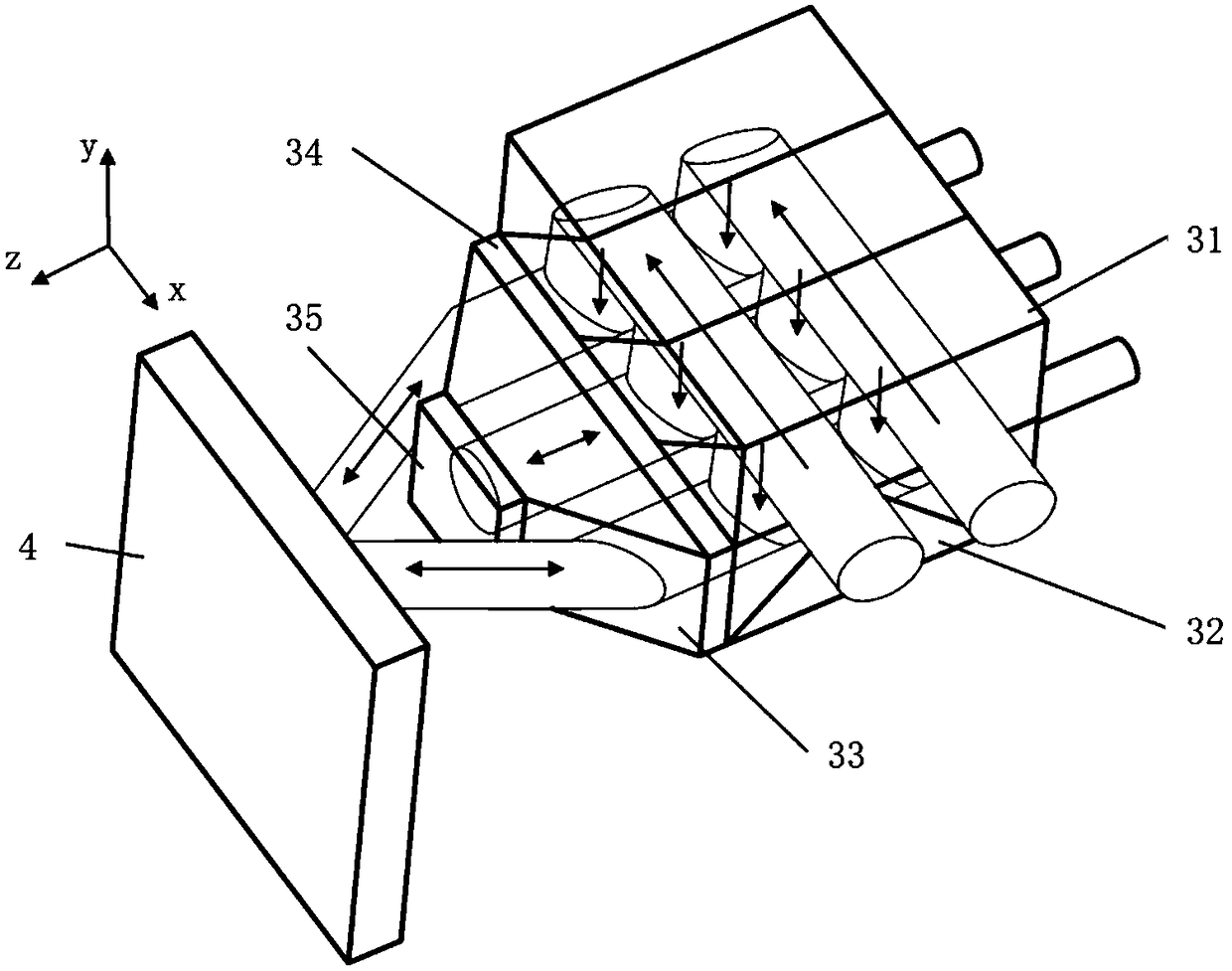 Five-degree of freedom heterodyne grating interferometry system