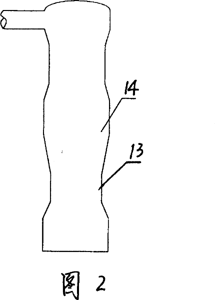 Hydrocarbon material catalytic cracking lift pipe reactor