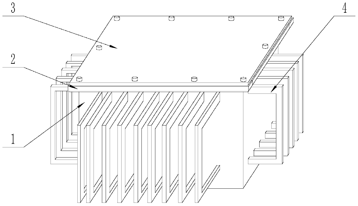 Oil tank sealing device for large transformer