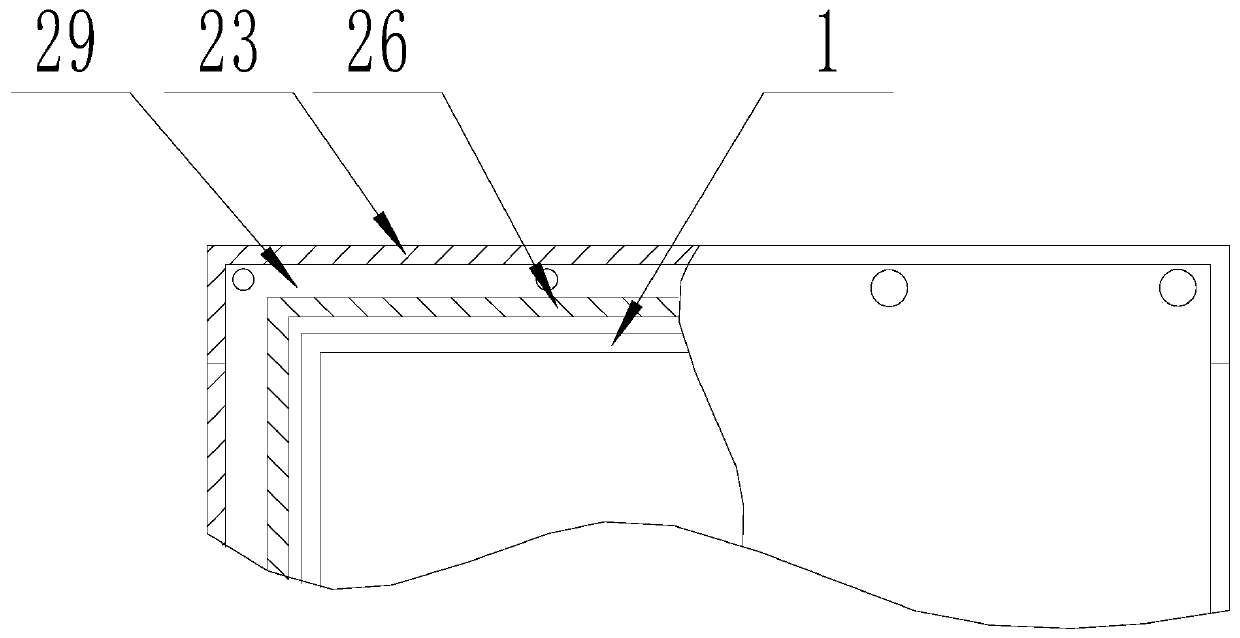 Oil tank sealing device for large transformer