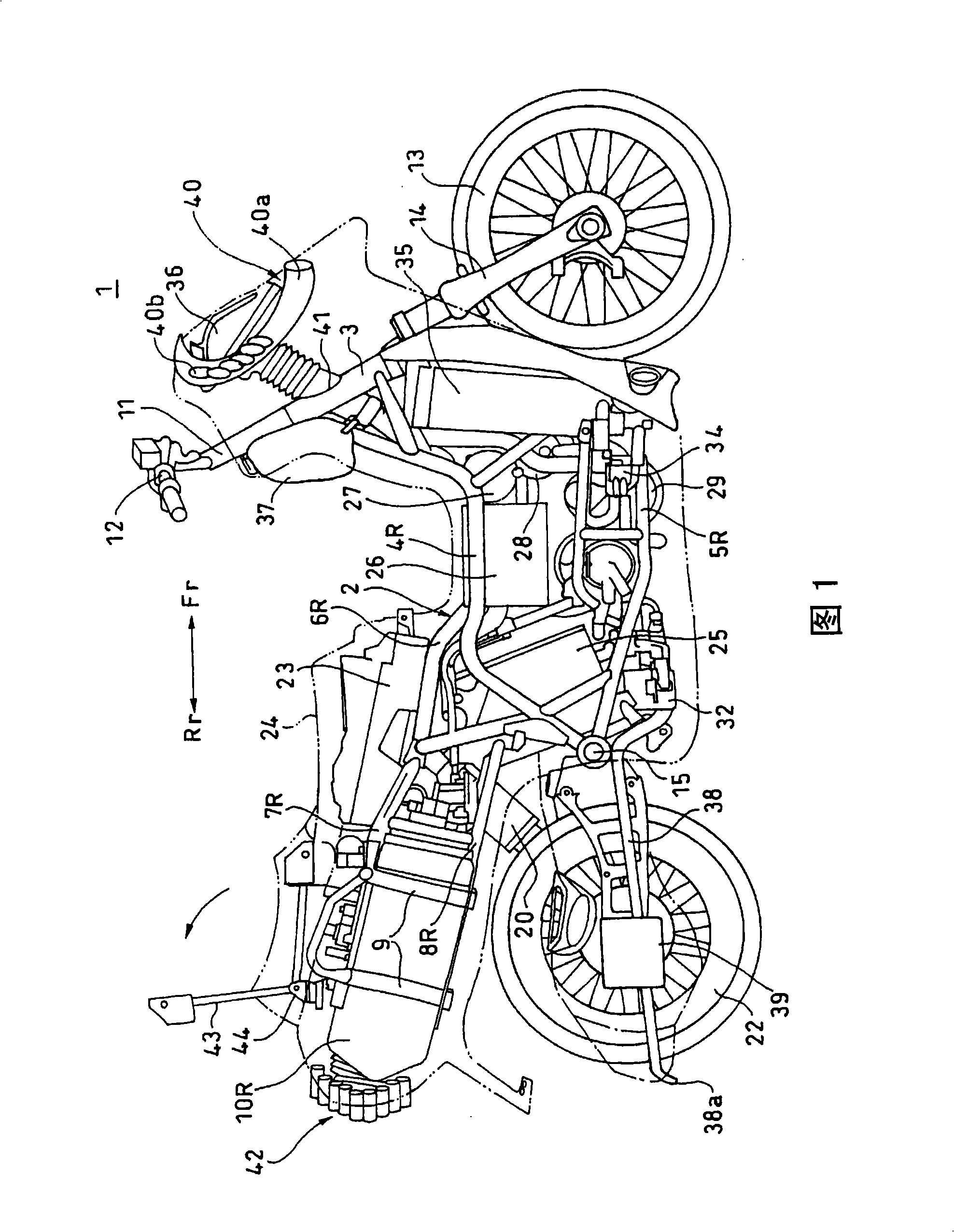 Fuel cell motorcycle