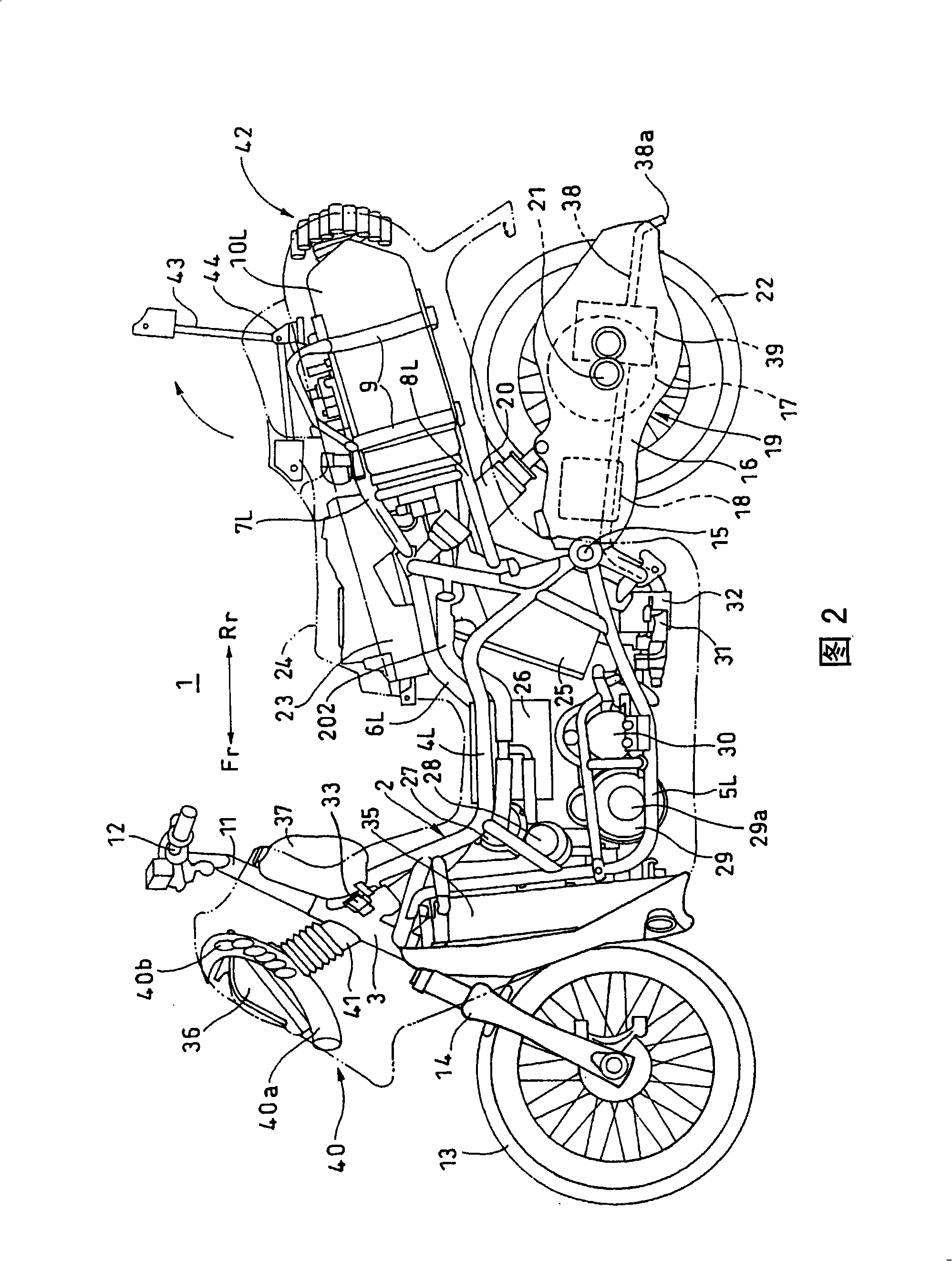 Fuel cell motorcycle