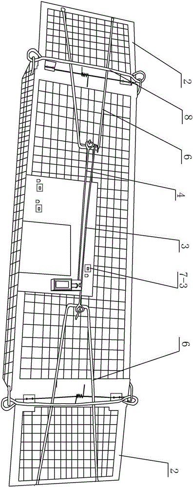 Infrared ray electronic mouse trapping cage