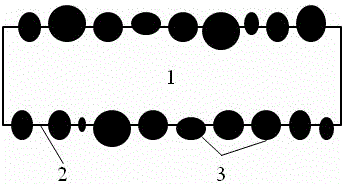 Hydrogen separating composite metal film with inlaid structure