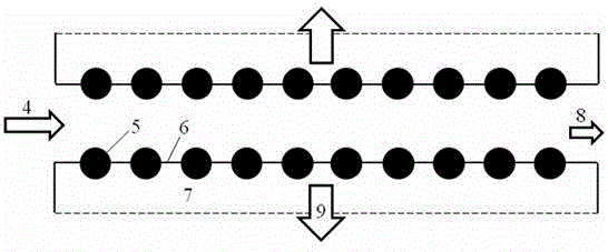 Hydrogen separating composite metal film with inlaid structure