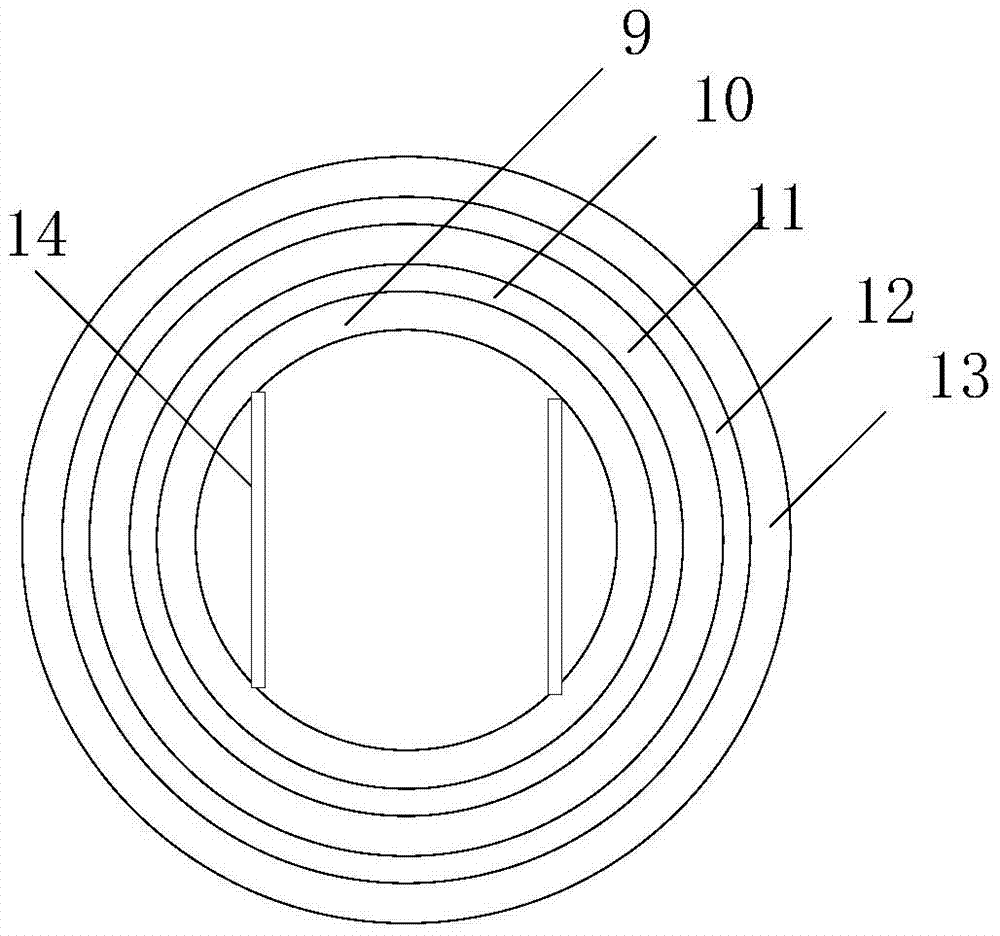 Pavement pipeline intersection node protection structure