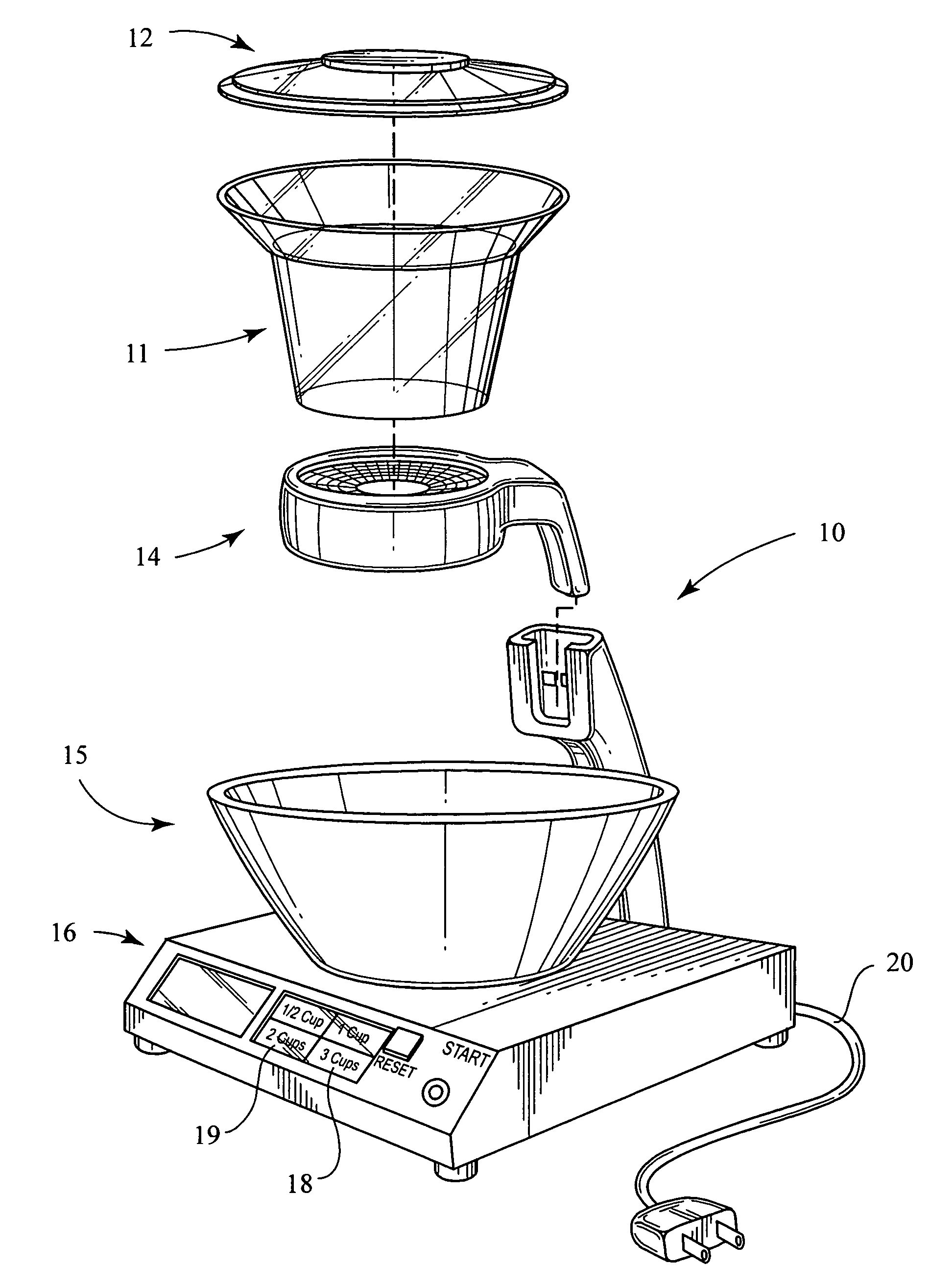 System and method for separation of food particles