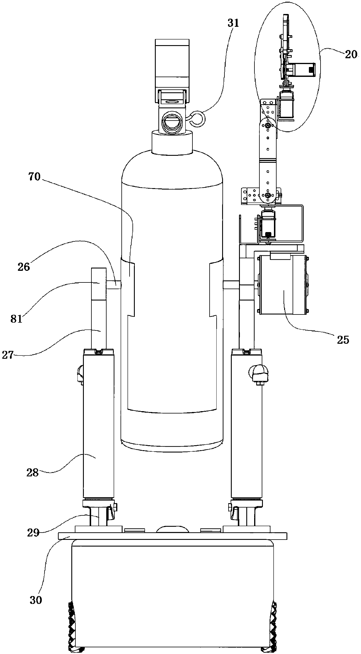 Firefighting robot and method thereof