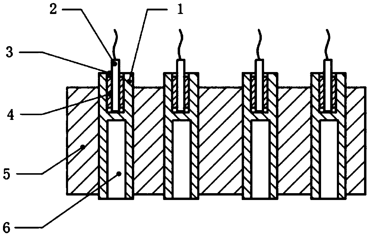 A temperature detection device and detection method of a smart electric energy meter connector