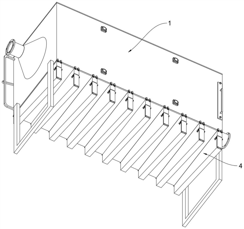 A kind of environmental protection equipment used for exhaust gas purification that can avoid the filter screen falling off