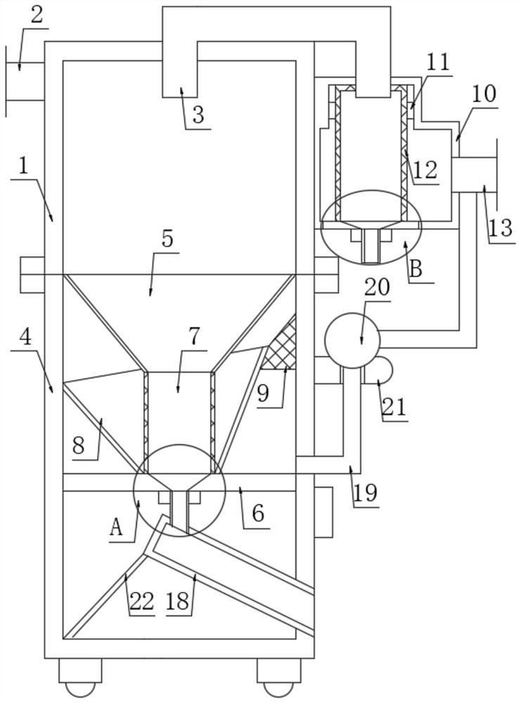 A cyclone sand removal and sand filter device for agricultural irrigation