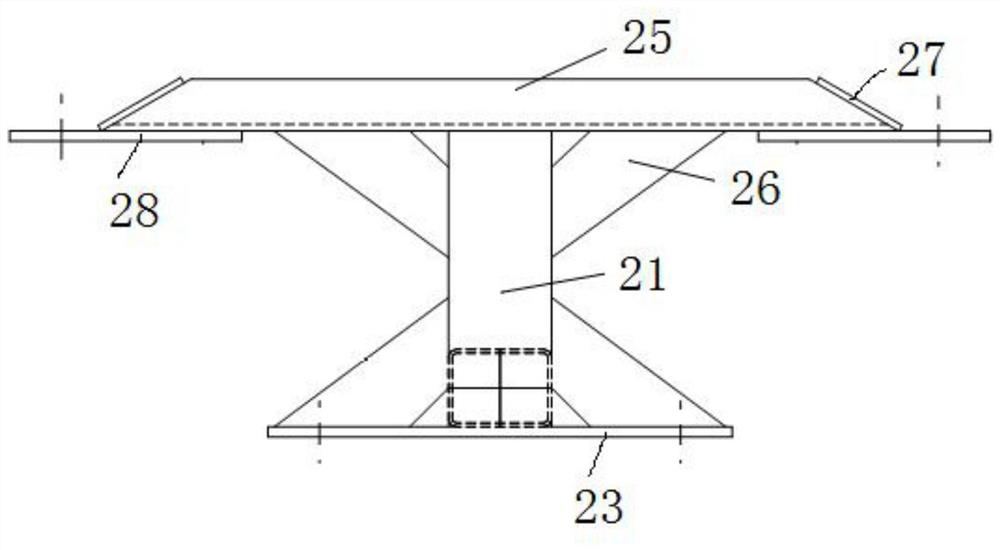 A positioning welding tool for generator base