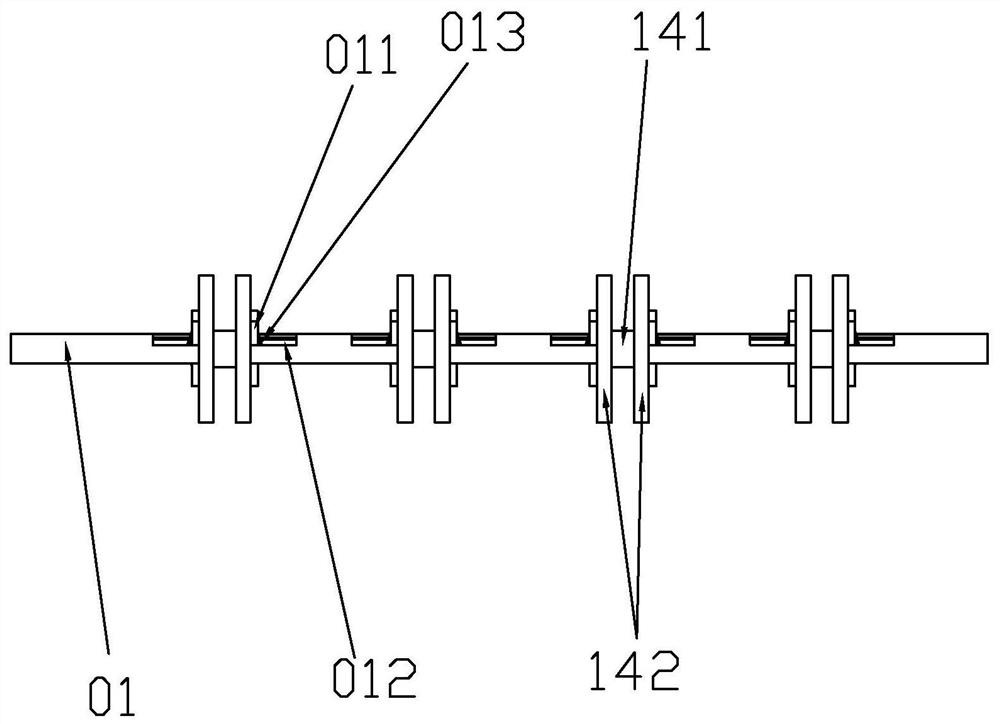 Coiling machine for flat heat shrink tube