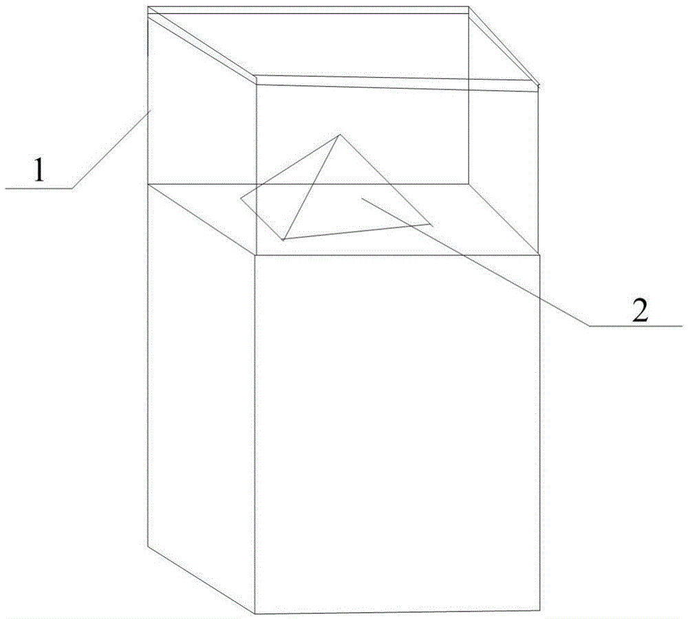 Interactive holographic projection method on the basis of three-dimensional model