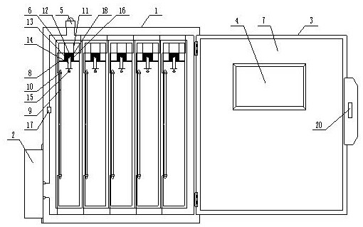 Disinfection storage device for medical clothing