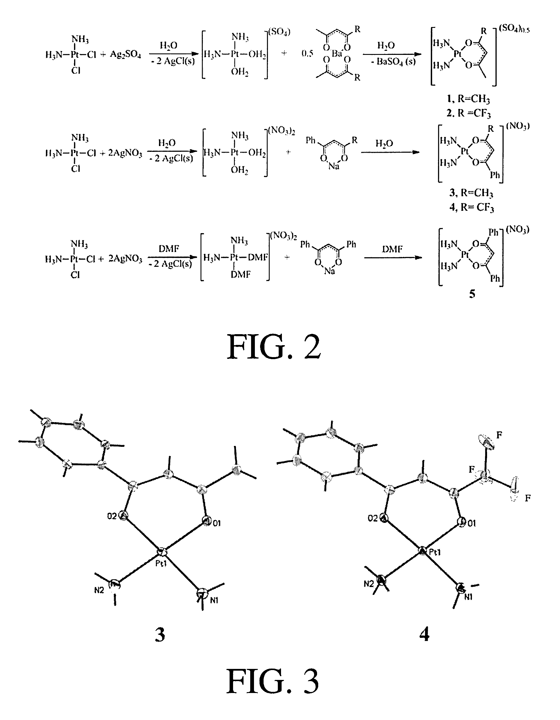 Platinum compounds as treatment for cancers, and related methods, kits, and compositions