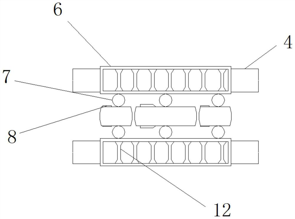 Box-type substation capable of eliminating hoisting shaking