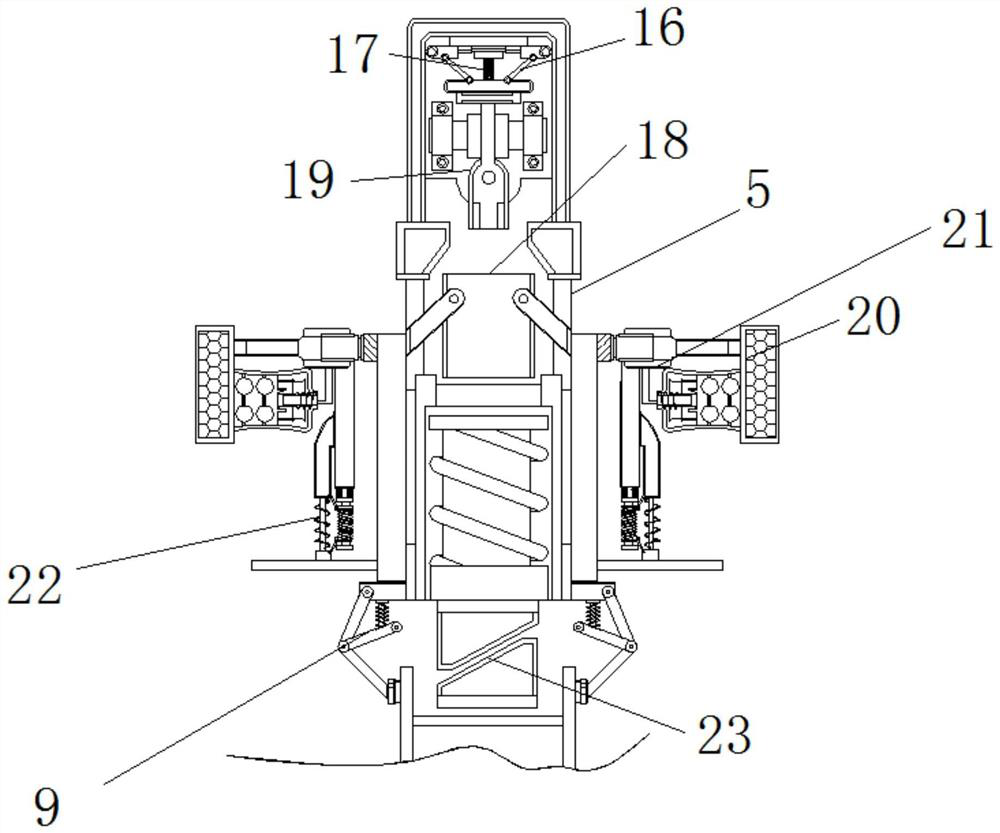 Box-type substation capable of eliminating hoisting shaking