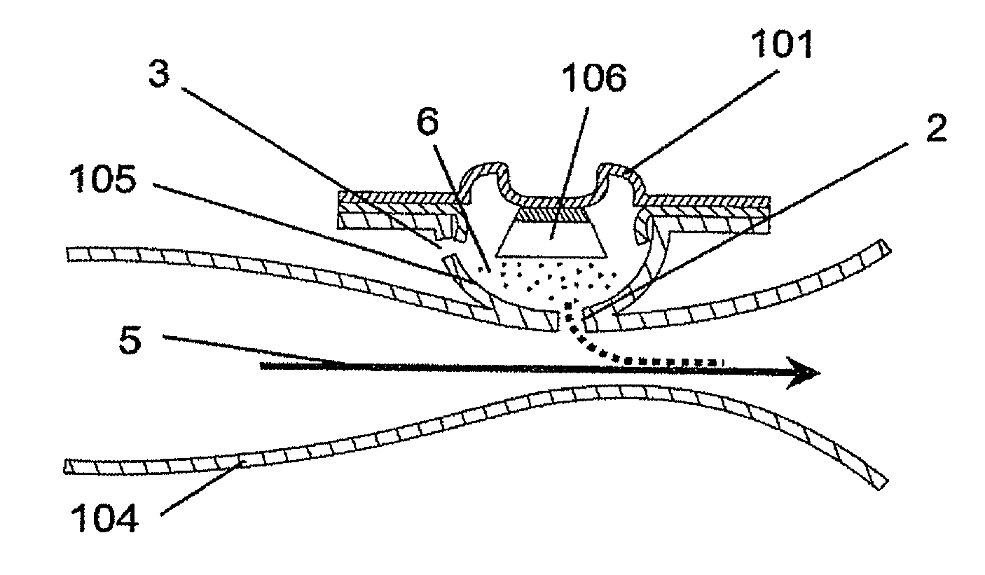 Medicament dispensing device, medicament magazine therefor and method of removing a medicament from a medicament chamber