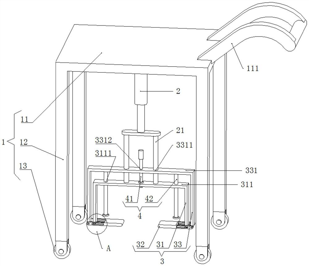 Cable trench cover plate prying and transporting device