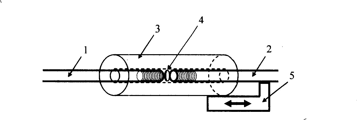 Tunable phase shift optical fiber Bragg optical grating