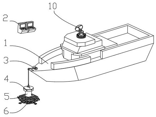 Multi-component seabed magnetic field measurement method and device