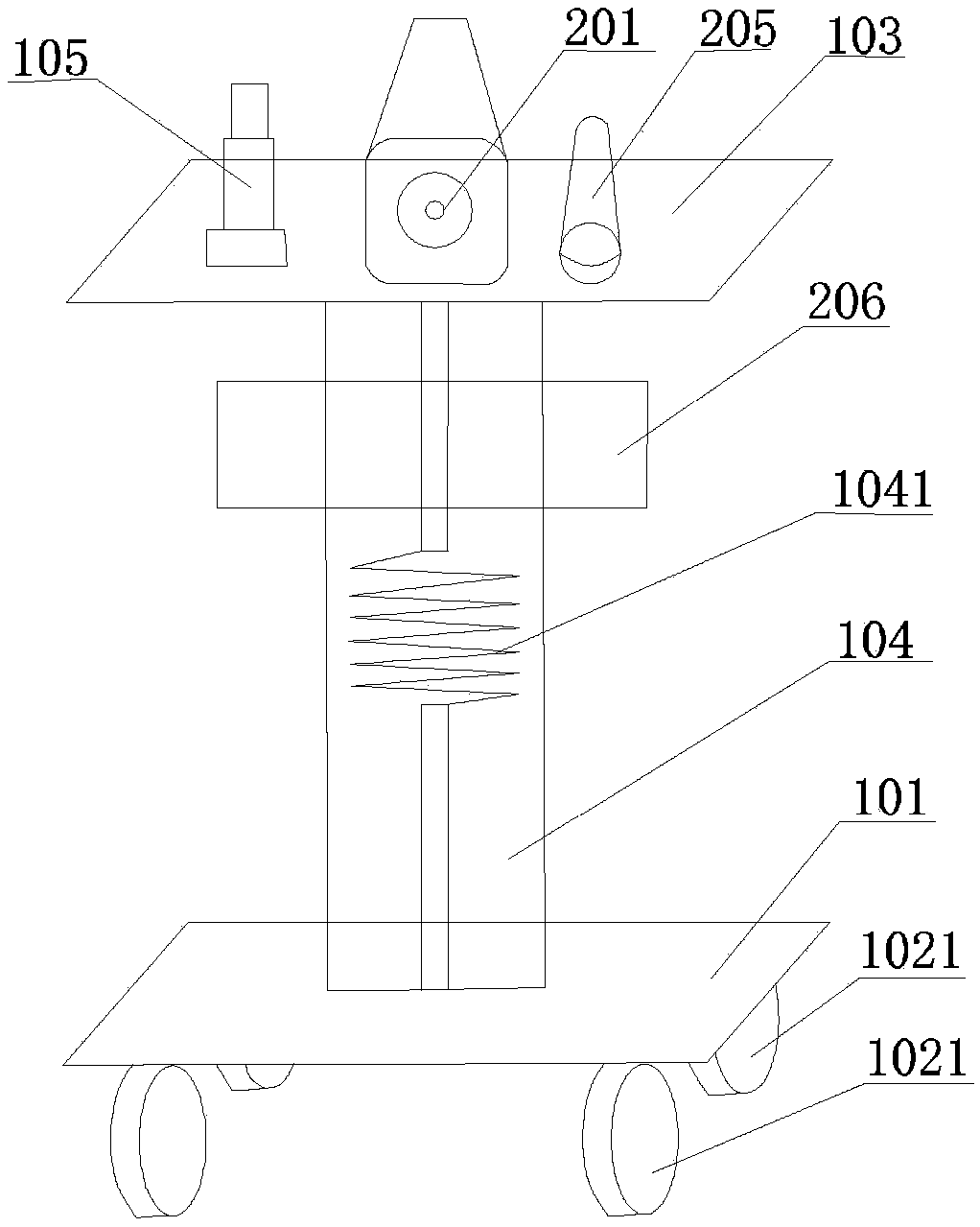 Household monitoring robot