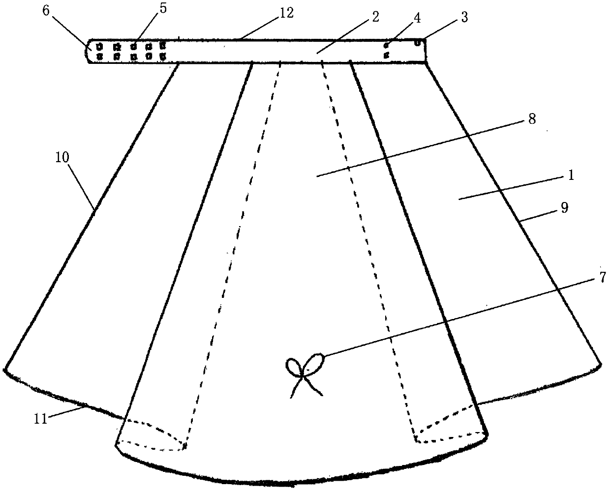 Rainproof skirt for shoes and trousers