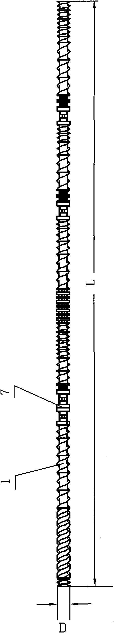 Pelleting extruder for FEP powder