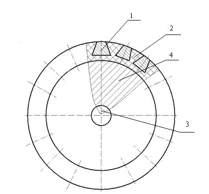 Rubber-coating roll with composite rubber-coating layer and method for preparing same