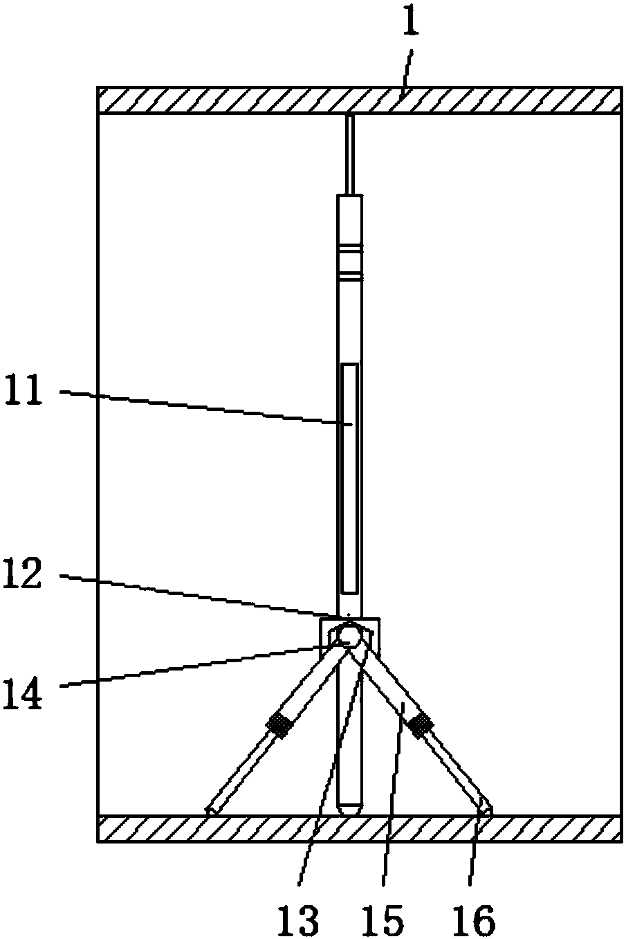 Accurate large-diameter pipe inner diameter measuring scale