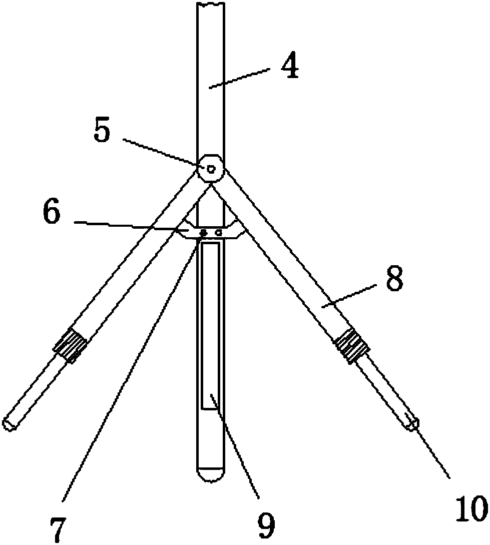 Accurate large-diameter pipe inner diameter measuring scale