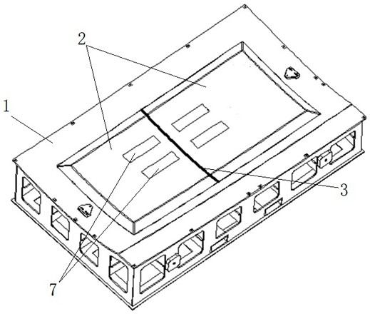 Splicing device and method for large-size paper honeycomb parts