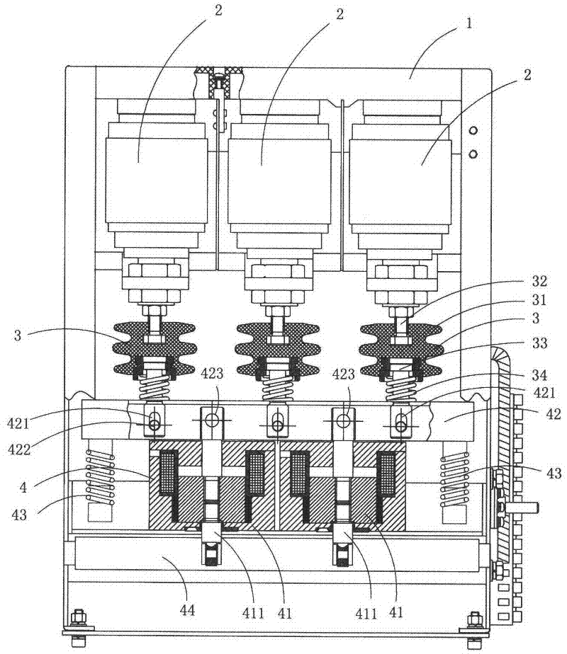 Permanent magnet type vacuum circuit breaker