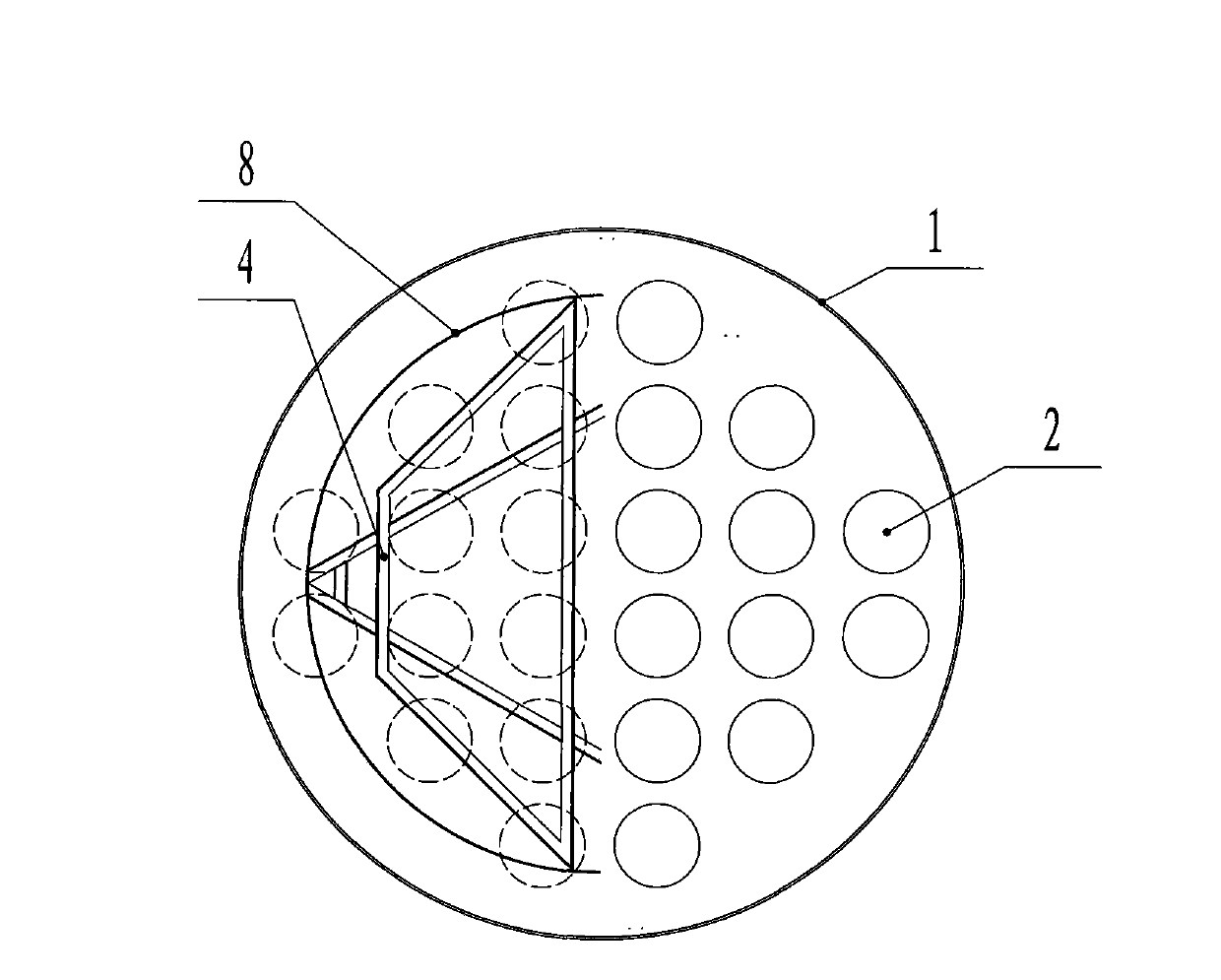 Corrosion-resisting high-efficiency electro-filtration acid mist removing device