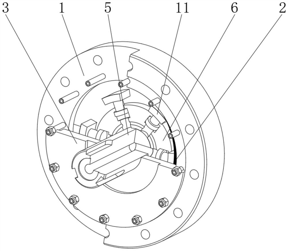 Eccentric brake mechanism