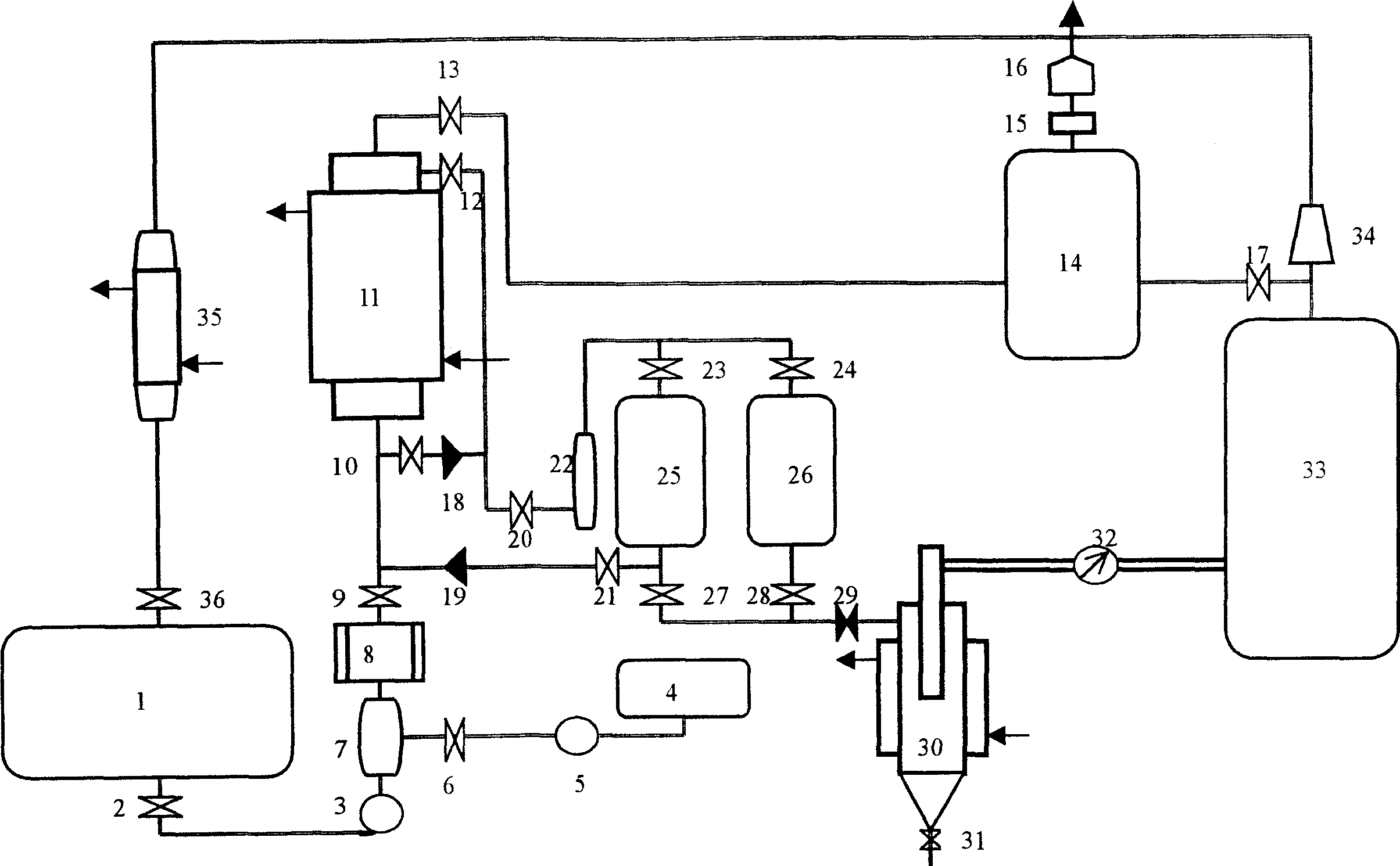 Method extracting waste tobacco at subcritical DMC