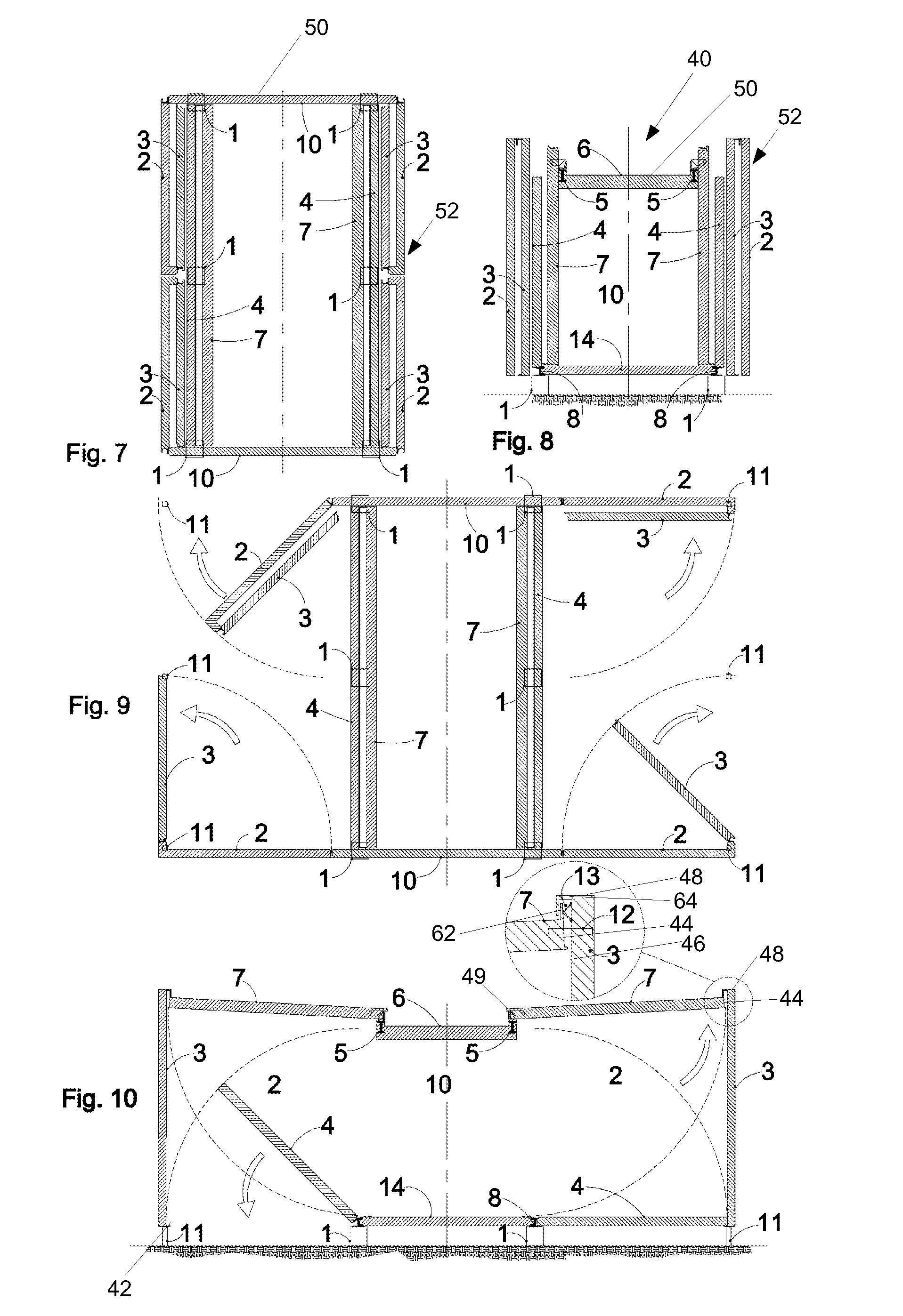 Prefabricated foldable building module