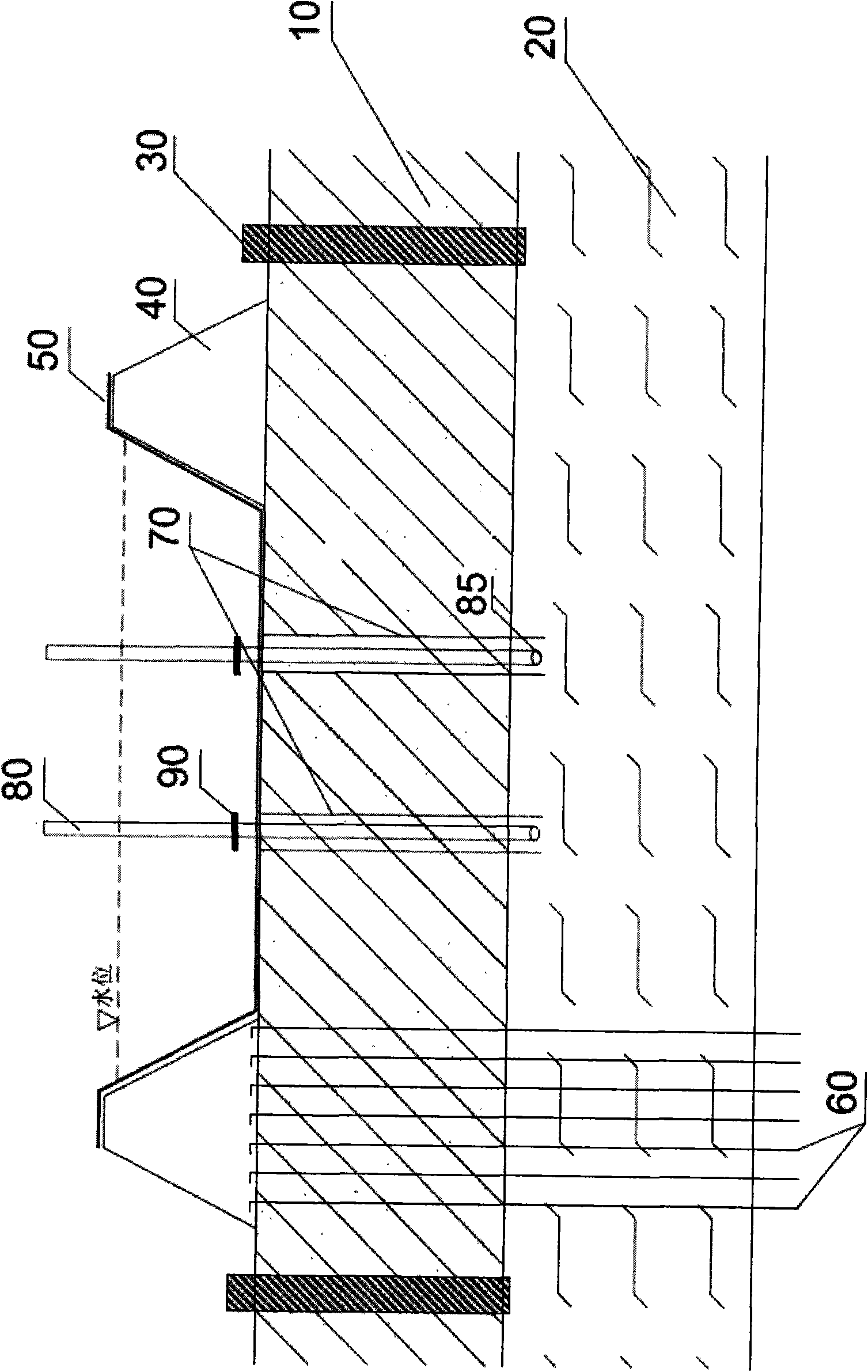 Consolidation method of soft earth foundation