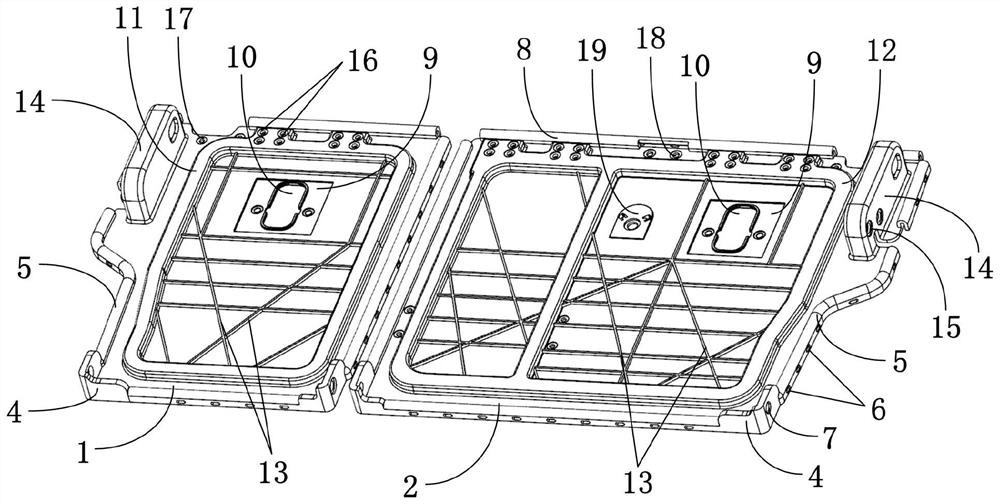 Framework structure of back plate of back row seat of automobile