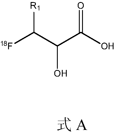 3-18F-fluorolactic acid analogue as well as preparation method and application thereof