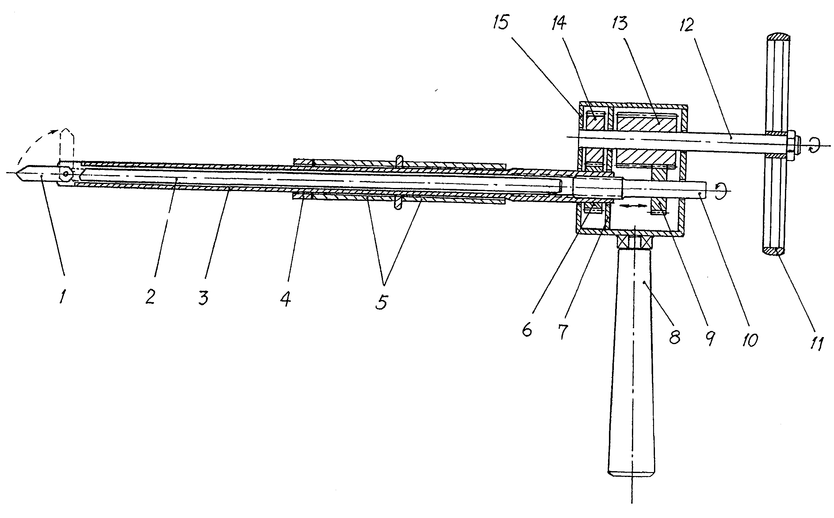 Device for cutting bone inside femoral head