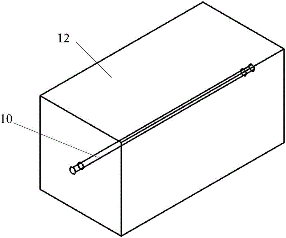 Perforation completion method used for hydraulic fracturing physical simulation test