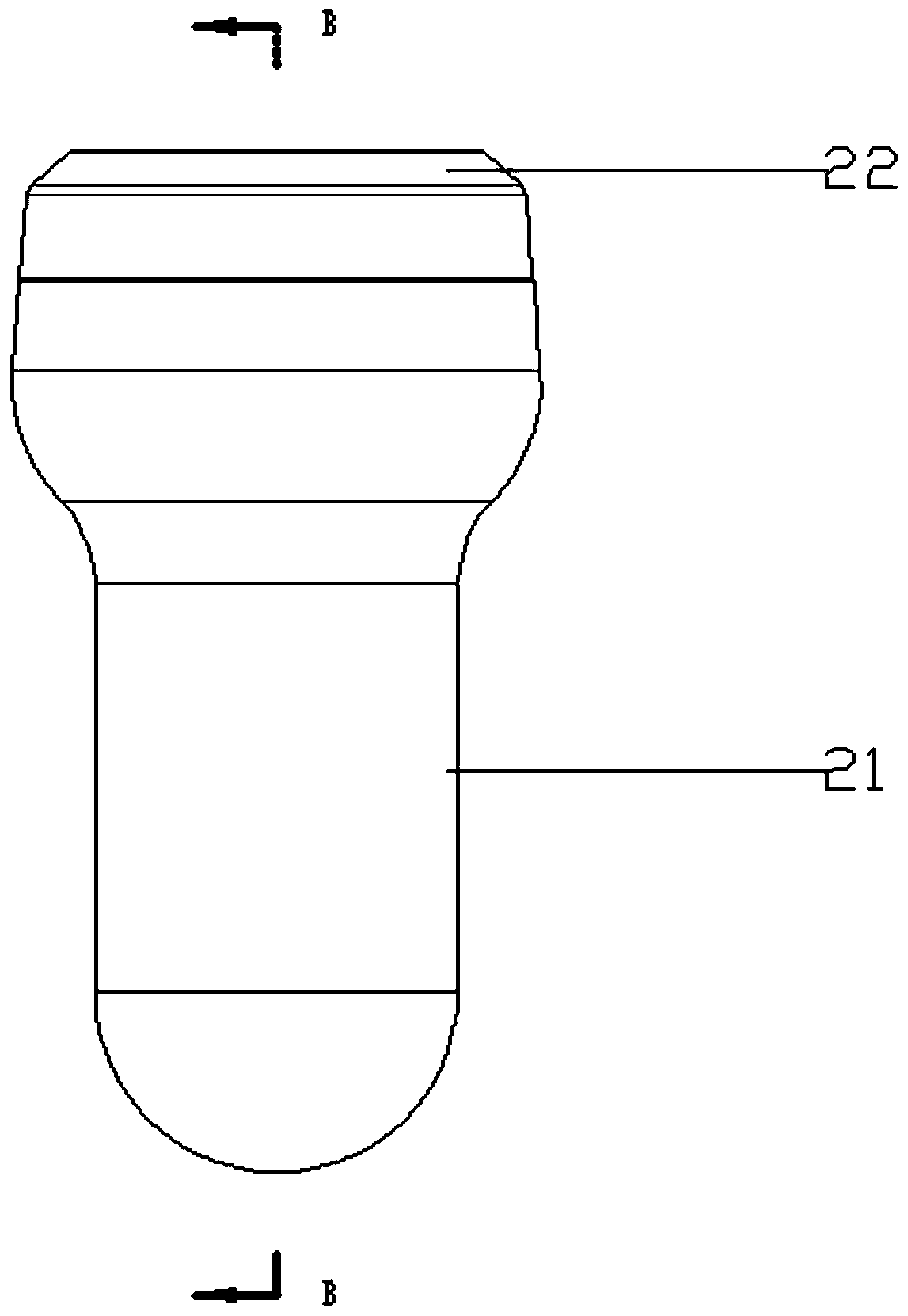 Part for massager and massager